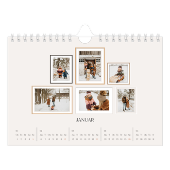 Fotokalender A5 — Bildevegg