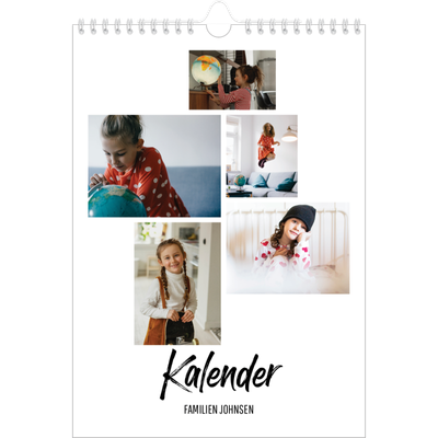 Fotokalender A4 (20 x 30 cm) — Boken om meg [kalender-forside]