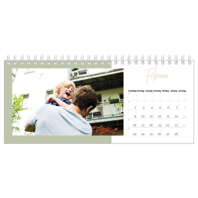 Bordkalendere — Kalender i jordfarger [Februar]
