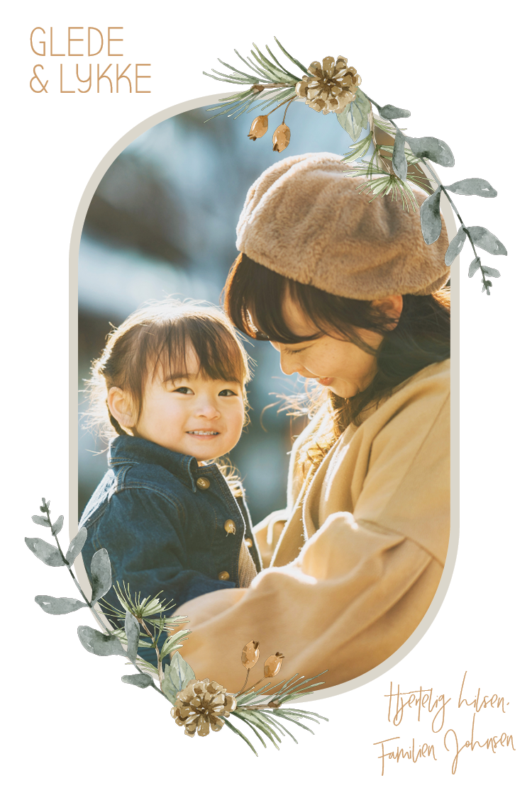 Fotokort — Vinterskog