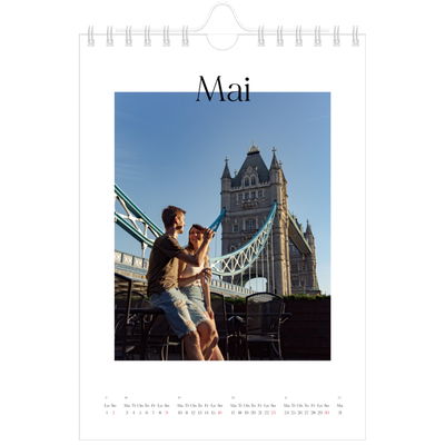 Fotokalender A5 — Min reiseskildring [Mai]