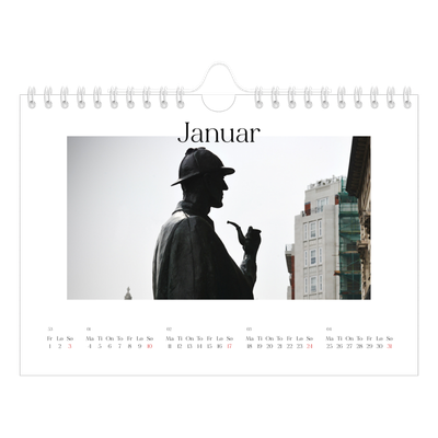 Fotokalender A5 — Min reiseskildring [Januar]