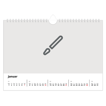 Fotokalender A4 — Design selv