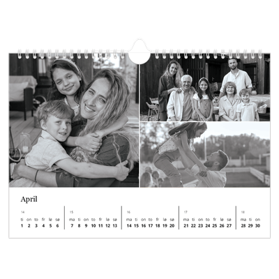 Fotokalender A4 — Bilder i fokus [April]