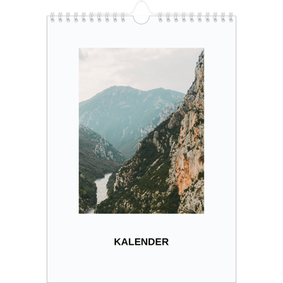 Fotokalender A4 (20 x 30 cm) — Enkelt bilde [kalender-forside]