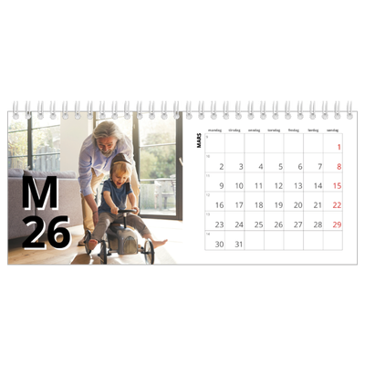 Bordkalendere — Bokstav og tall [Mars]