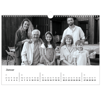 Fotokalender A3 — Bilder i fokus