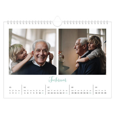 Fotokalender A4 — Hallo verden [Februar]