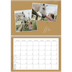 Fotokalender A4 dobbel (30 x 40 cm) — Jordnært design [kalender-forside]