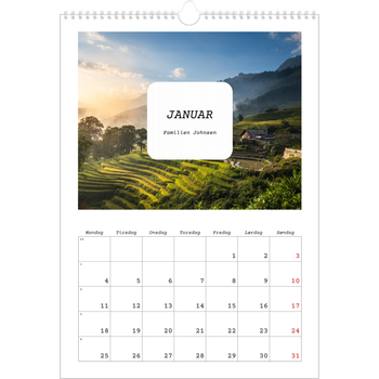 Fotokalender A3 — Den fulle historien