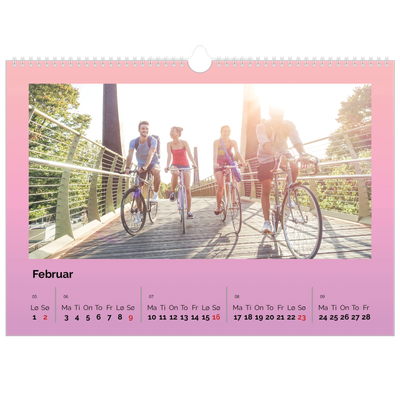 Fotokalender A3 — Pastelltoner [Februar]