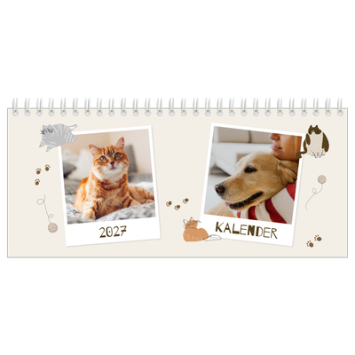 Bordkalendere — Leken kattunge [kalender-forside]