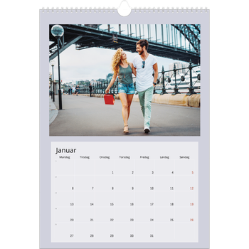 Fotokalender A3 — Stilrene farger