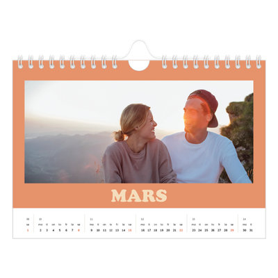 Fotokalender A5 — Retro rammer [Mars]