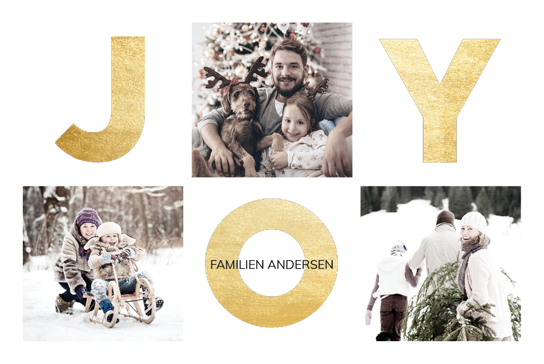 Fotokort — Juleglede
