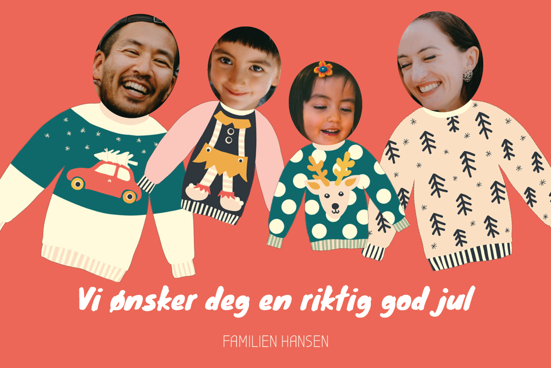 Fotokort — Ugly Christmas jumpers