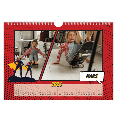 Fotokalender A4 — Tegneserie [Mars]