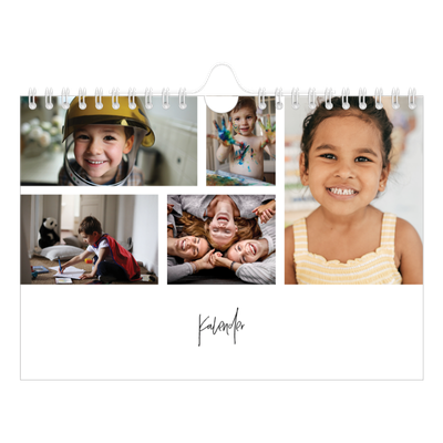 Fotokalender A5 — Bildecollage [kalender-forside]