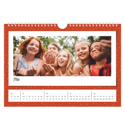 Fotokalender A4 — Fargerike minner [kalender-forside]