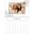 Fotokalender A4 dobbel (30 x 40 cm) — Elegant blomstret [Februar]