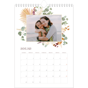 Fotokalender A4 — Bohemsk stil