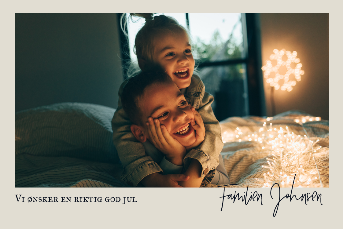 Fotokort — Familiesignatur