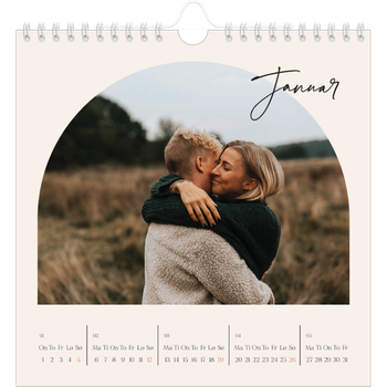 Fotokalender Kvadratisk — Buet bilderamme