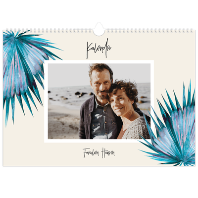 Fotokalender A3 — Malte blomster [kalender-forside]