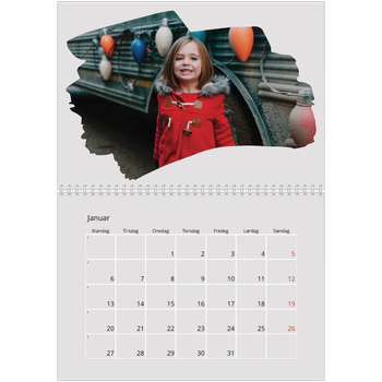 Fotokalender A4 dobbel — Malte bildefelt