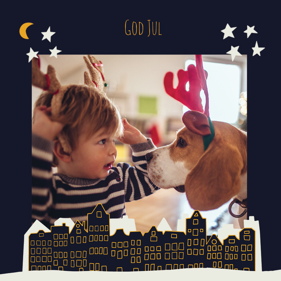 Fotokort — Julebyen