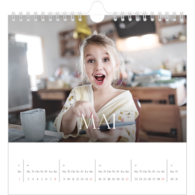 Månedskalender kvadratisk — Tolv store måneder [kalender-forside]