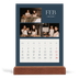 Bordkalender med trestativ - Stående — Skifer & seriffer [Februar]