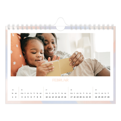 Fotokalender A5 — Penseleffekt [Februar]