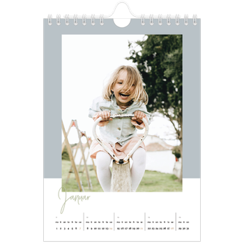 Fotokalender A5 — Kalender i jordfarger