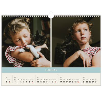 Fotokalender A3 — Pastellkapitler [Februar]