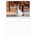 Fotokalender A4 dobbel (30 x 40 cm) — Klassisk kobolt [Mai]