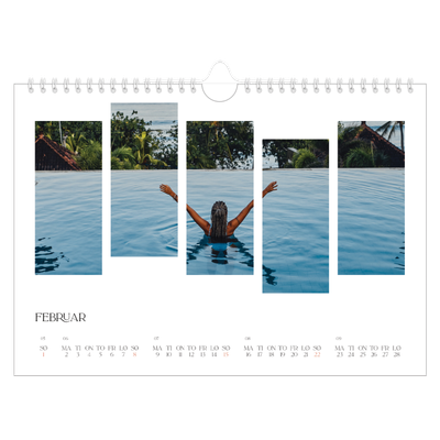 Fotokalender A4 — Reisebilder [Februar]