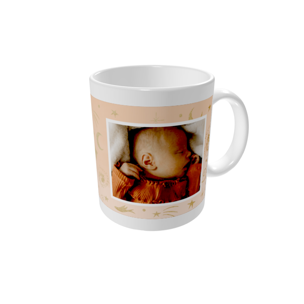 Kopp med bilde — Måne og stjerner