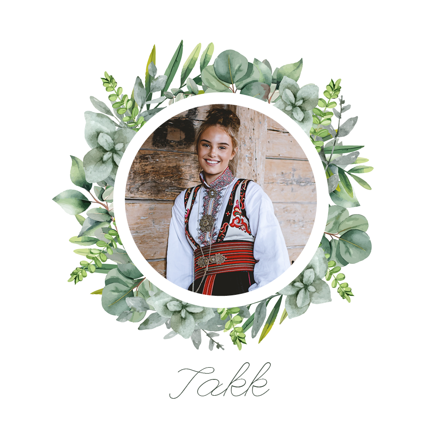 Takkekort — Botanisk feiring