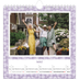Månedskalender kvadratisk — Blomstermønster [kalender-forside]