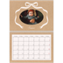 Fotokalender A4 dobbel (30 x 40 cm) — Ramme med sløyfe [Januar]