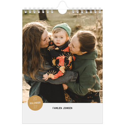 Fotokalender A5 — Fotoklistremerke [kalender-forside]