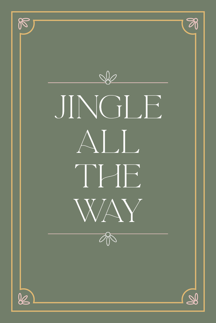 Fotokort — Moderne juleklang