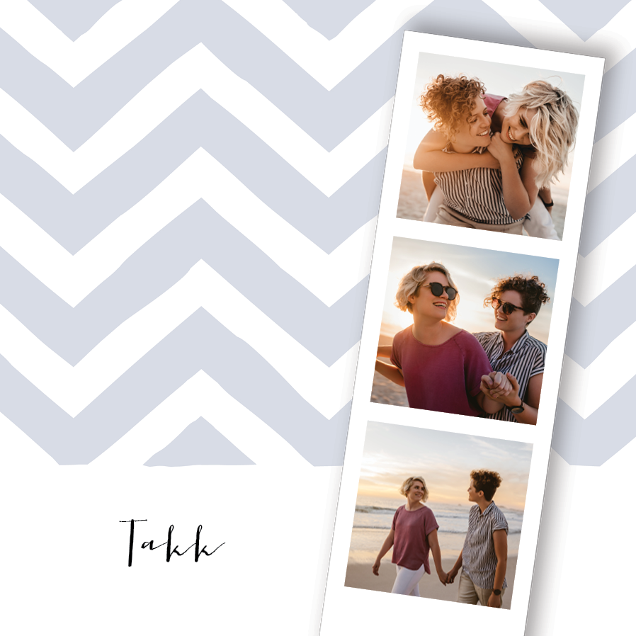 Takkekort — Aztekermønster