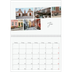 Fotokalender A4 dobbel (30 x 40 cm) — Byferie (hvit) [Januar]