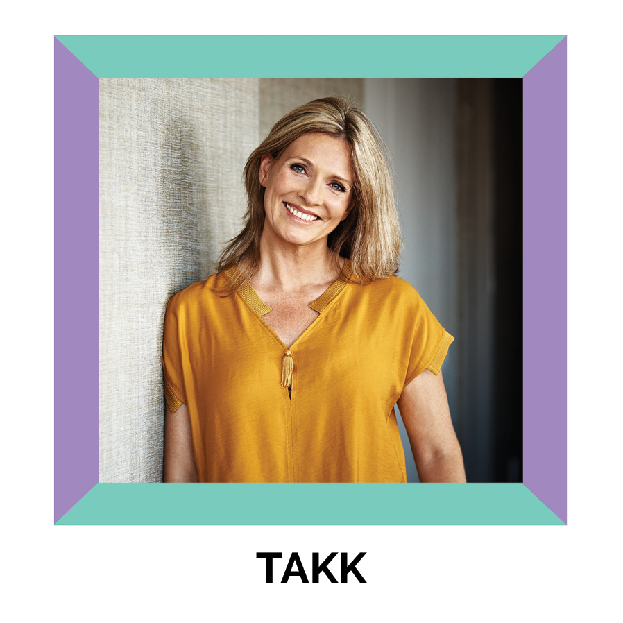 Takkekort — To-farget ramme