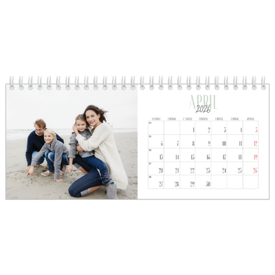 Bordkalendere — Flere fonter [April]