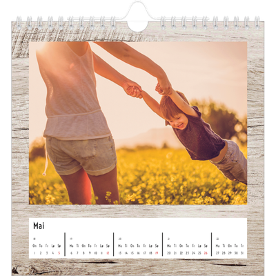 Månedskalender kvadratisk — Paneler i tre [kalender-forside]