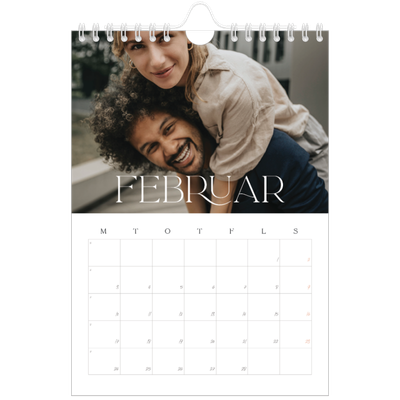 Fotokalender A5 — Store bilder [Februar]