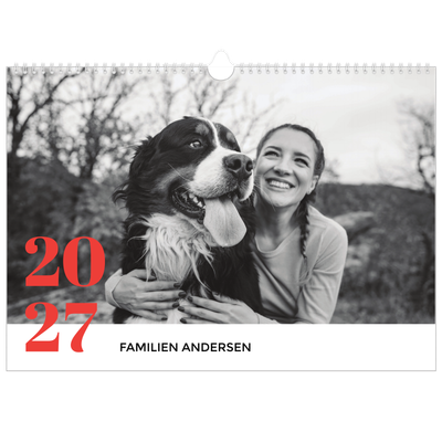 Fotokalender A3 — Et fantastisk år [kalender-forside]